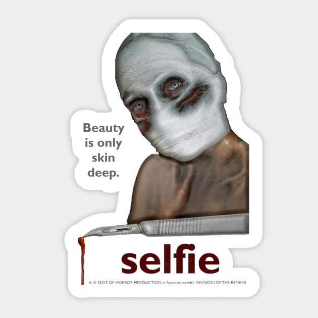 Selfie - cut out Sticker by Invasion of the Remake